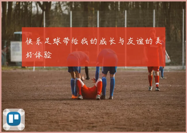 快乐足球带给我的成长与友谊的美好体验